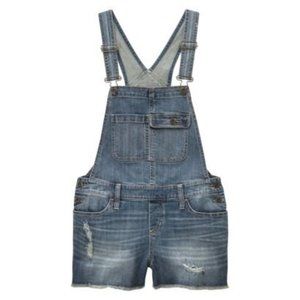 Mossimo OVERALL shorts denim coveralls suspender M